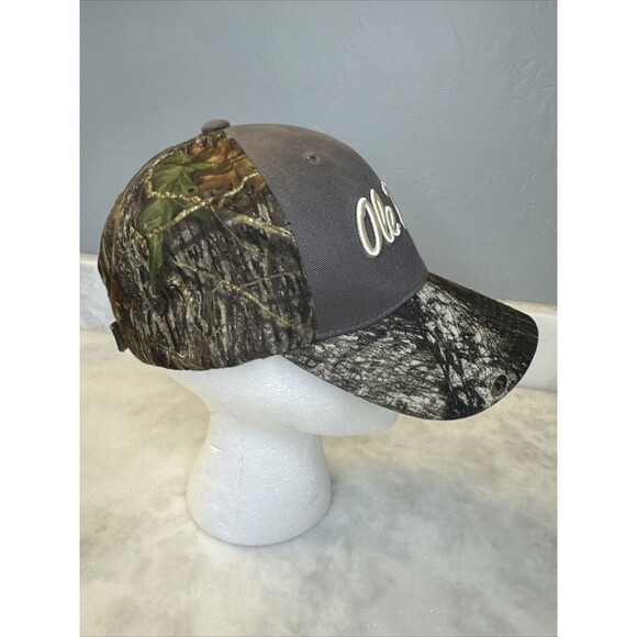 Ole Miss Rebels Hat Adult One Size Camo Grey Captivating Adjustable - Picture 5 of 12